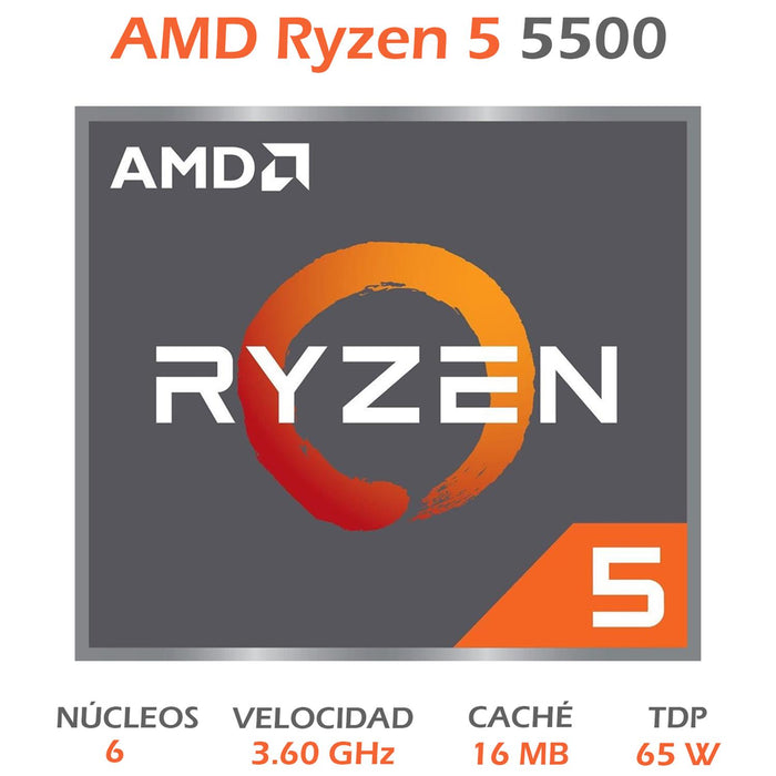 Procesador AMD RYZEN 5 5500, 4.2 GHz, 6 Core, AM4 100-100000457BOX - Image 2