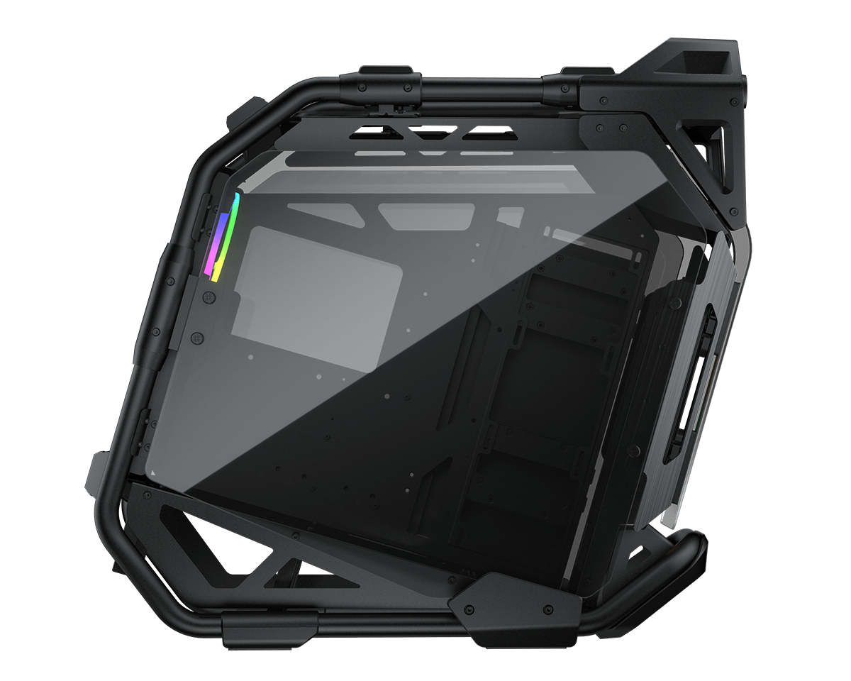 Gabinete Cougar Cratus / Armazón de Tubo construido en 3d / Cristal templado / RGB / Media Torre / Negro / 385LMS0.0001 - Image 4