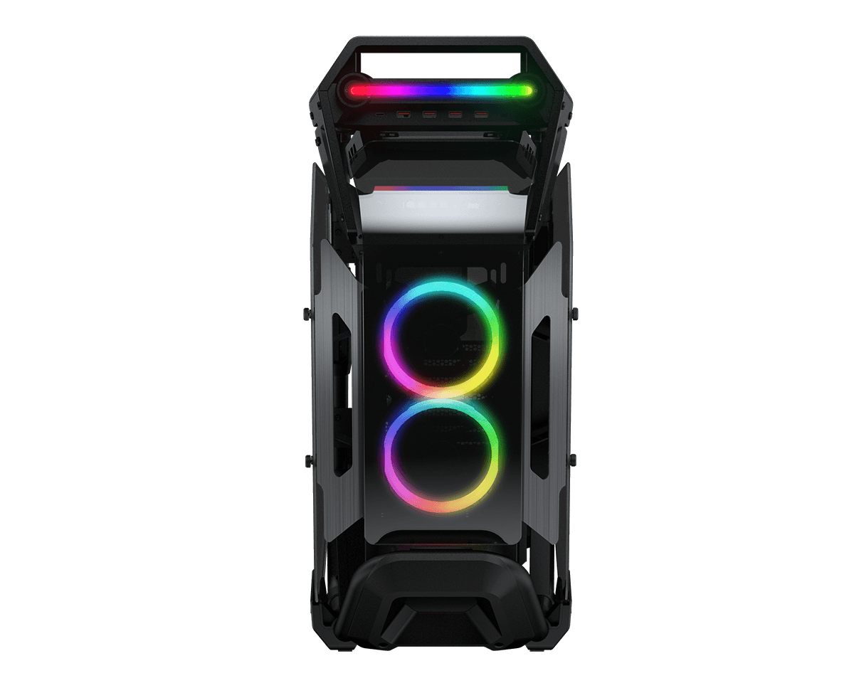 Gabinete Cougar Cratus / Armazón de Tubo construido en 3d / Cristal templado / RGB / Media Torre / Negro / 385LMS0.0001 - Image 2