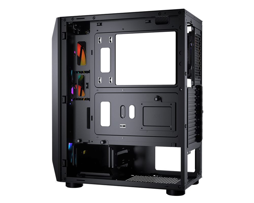 Gabinete Cougar MX410 Mesh-G RGB con Ventana / Midi Tower / ATX, micro ATX, Mini-ITX / USB 2.0, 3.0 / Sin Fuente / Negro - Image 7
