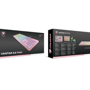 Teclado Gamer Cougar Vantar AX RGB / Switch Tijera / Alámbrico / Rosa
