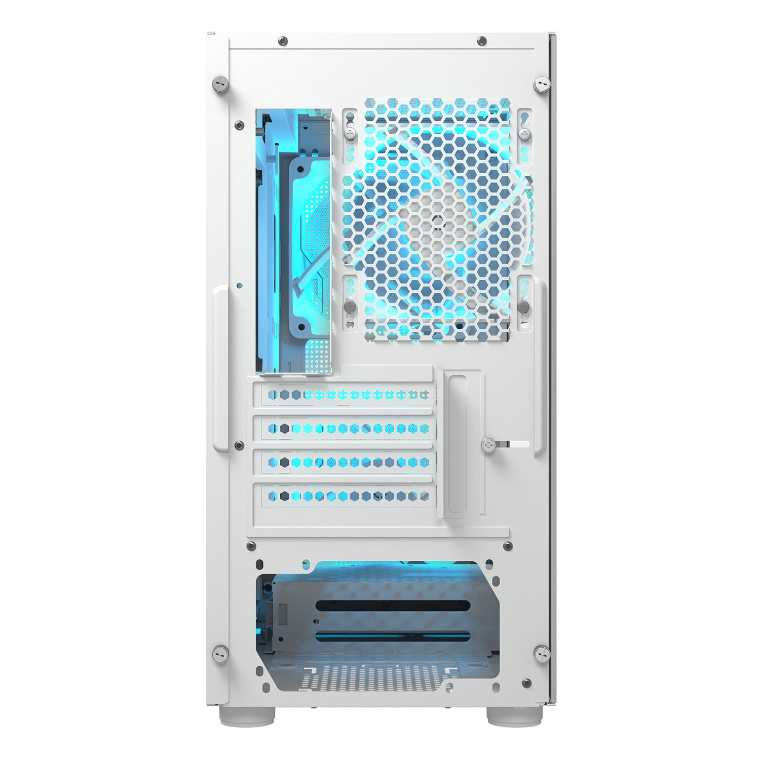 Gabinete Cougar Uniface Mini RGB / Mini-Tower / Micro-ATX/Mini-ITX / USB 2.0/3.0 / 3 Ventiladores Instalados / Blanco - Image 7
