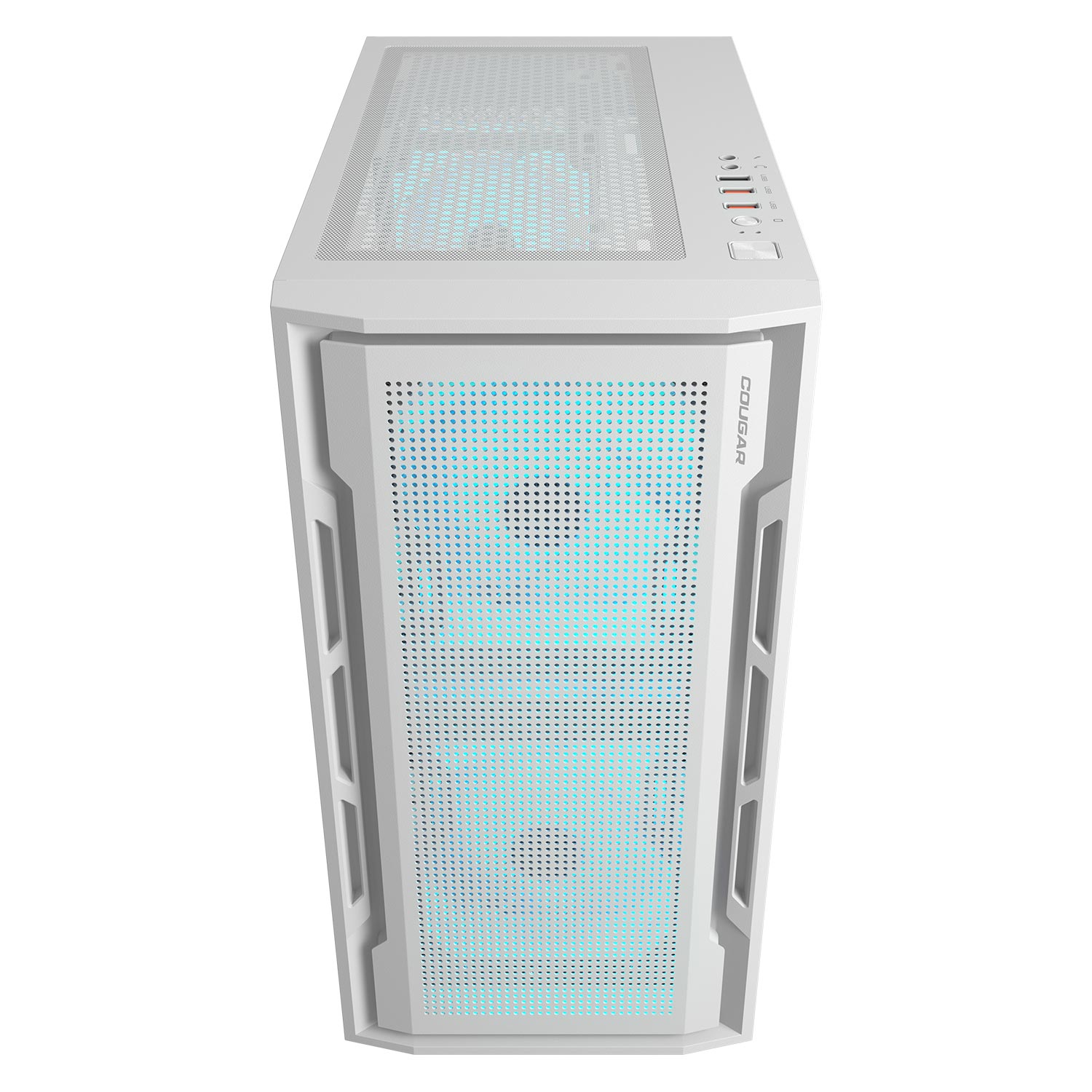 Gabinete Cougar Uniface Mini RGB / Mini-Tower / Micro-ATX/Mini-ITX / USB 2.0/3.0 / 3 Ventiladores Instalados / Blanco - Image 2