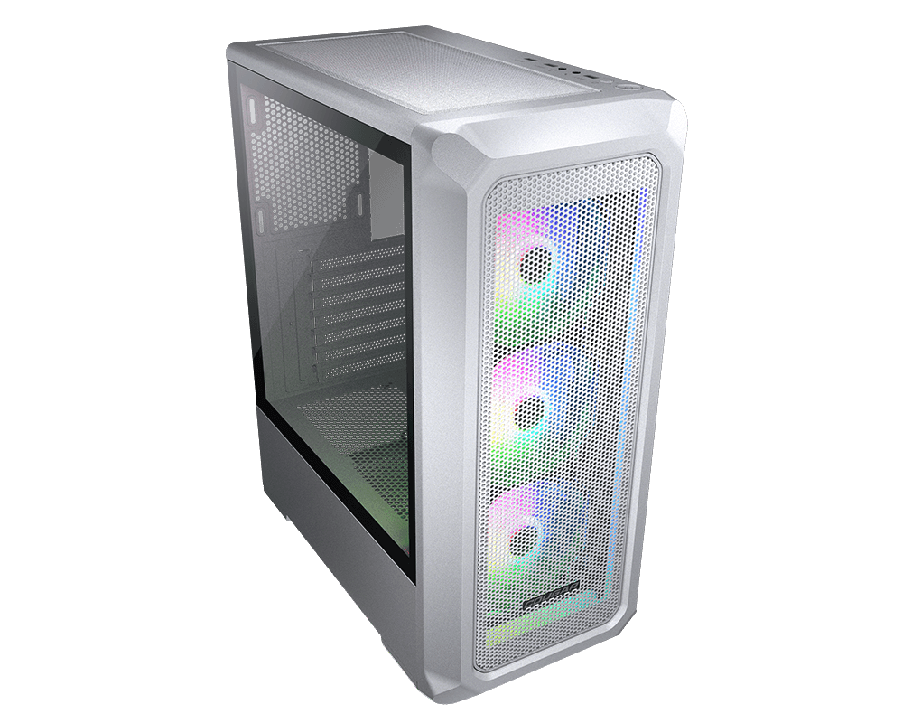 Gabinete Cougar Archon 2 Mesh RGB / Midi-Tower / ATX, Micro-ATX, Mini-ITX / USB 3.0, USB 2.0 / 3 Ventiladores ARGB Instalados / Blanco - Image 2