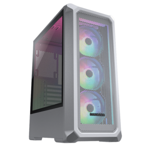 Gabinete Cougar Archon 2 Mesh RGB / Midi-Tower / ATX, Micro-ATX, Mini-ITX / USB 3.0, USB 2.0 / 3 Ventiladores ARGB Instalados / Blanco