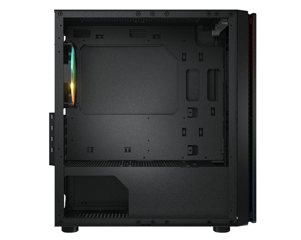 Gabinete Cougar Purity RGB / Mini-Tower / Mini-ITX, Micro-ATX / USB 3.0, USB 2.0 / 1 Ventilador ARGB Instalado / Negro - Image 4