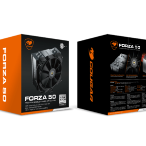 Disipador CPU Cougar Forza 50 / 120mm / 600-2000RPM / Negro