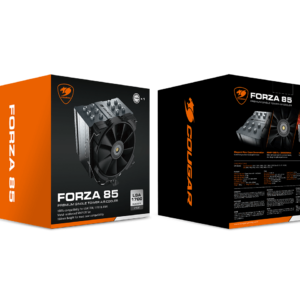 Disipador CPU Cougar Forza 85 / 120mm / 600-2000RPM / Negro