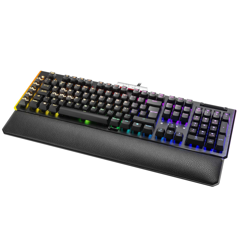 Teclado Gamer EVGA Z20 RGB / Teclado Mecánico / Clicky Switch / Alámbrico / USB / Negro y Gris / Inglés - Image 3