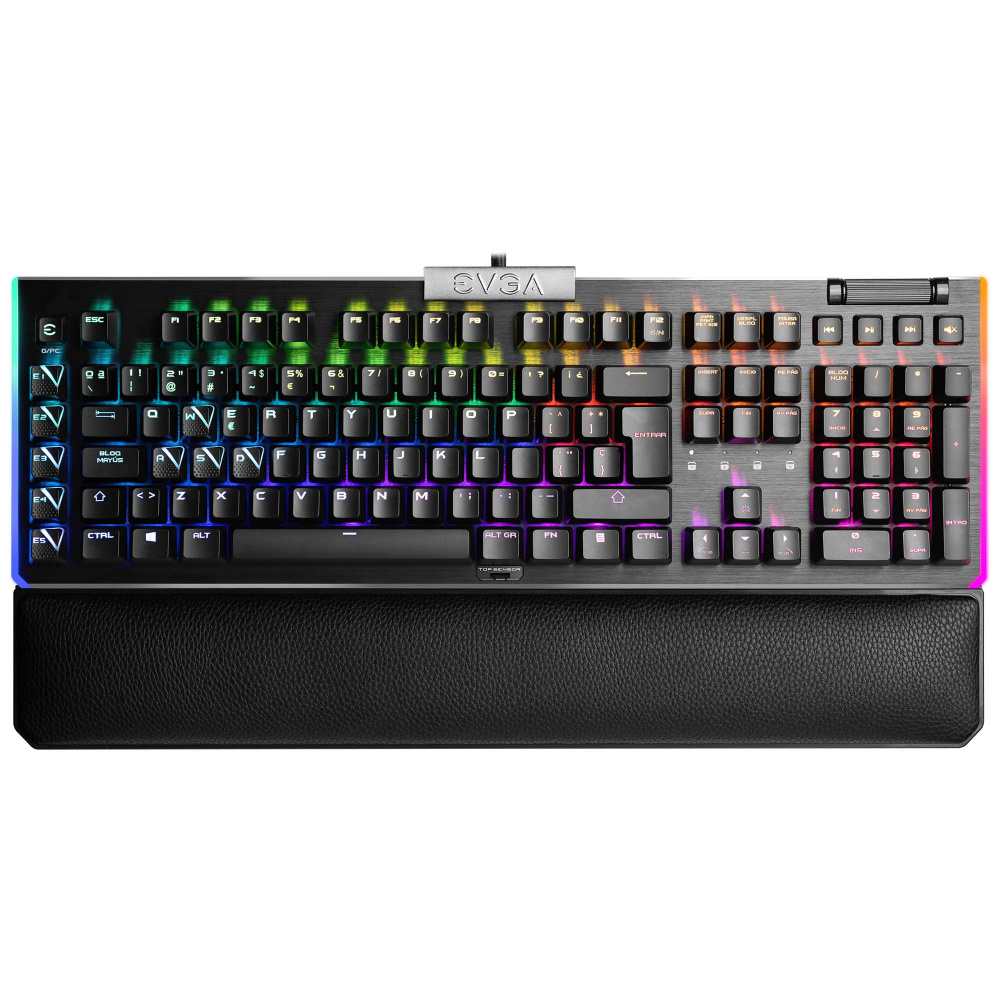 Teclado Gamer EVGA Z20 RGB / Teclado Mecánico / Clicky Switch / Alámbrico / USB / Negro y Gris / Inglés - Image 5