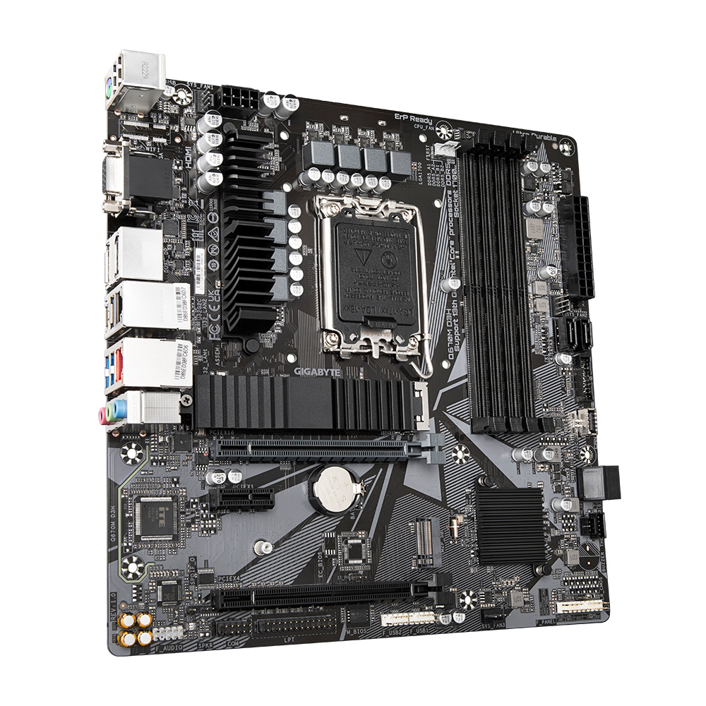 Tarjeta Madre Gigabyte Micro-ATX Q670M D3H / Socket LGA1700 / Intel Q670 Express / HDMI / Up to 128GB DDR5 / Q670M D3H - Image 4