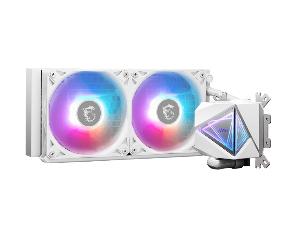 Enfriamiento Liquido MSI MAG CORELIQUID I240 ARGB PWM 3400RPM LGA 1700 AM5 Blanco - Image 2