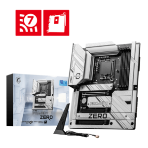 Tarjeta Madre MSI Z790 Project Zero / LGA1700 / DDR5 / PCIe 5.0 / M.2 / LAN de 2.5Gbps / USB 3.2 Gen2 / Wi-Fi 7 / ATX / Back Connect / Z790 PROJECT ZERO/