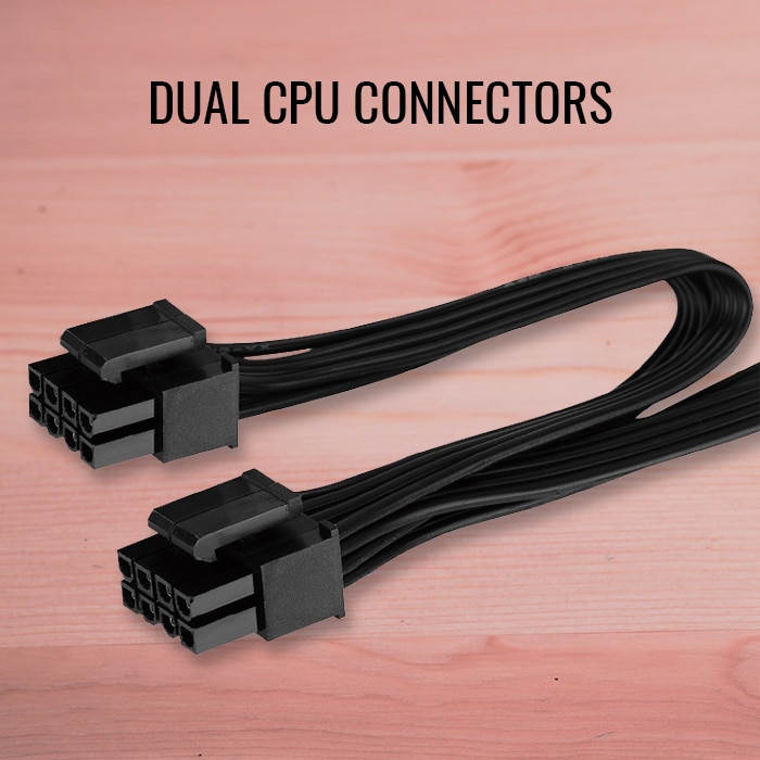 Fuente de Poder AeroCool Integrator Gold 1000W / Certificación 80 Plus Gold / Modular Completa / Negro - Image 3