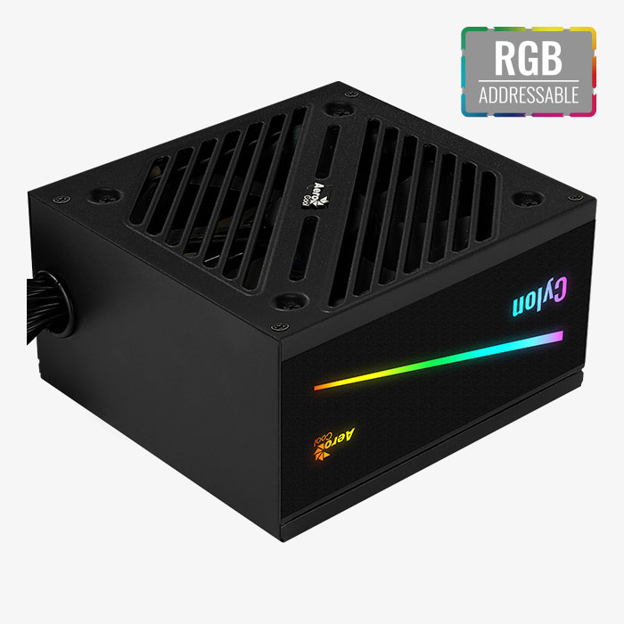 Fuente de Poder AeroCool Cylon 500W / RGB / Full Range