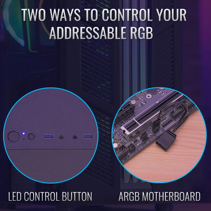 Gabinete AeroCool Prime G Black V2 / FRGB / Media Torre con Ventana / ATX / Sin Fuente - Image 3