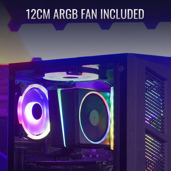 Gabinete AeroCool Prime G Black V2 / FRGB / Media Torre con Ventana / ATX / Sin Fuente - Image 2