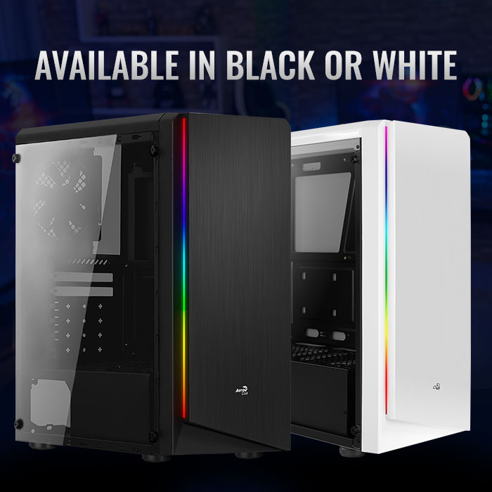 Gabinete AeroCool Rift RGB / Midi-Tower / ATX / Micro-ATX / Mini-ITX / USB 2.0/3.0 / Cristal Templado / Sin Fuente / 1 Ventilador Instalado / Negro - Image 6