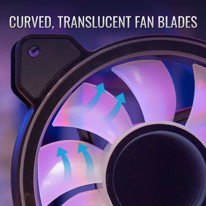 Ventilador Aerocool Mirage 12 ARGB, 120mm, 1300RPM - Image 4