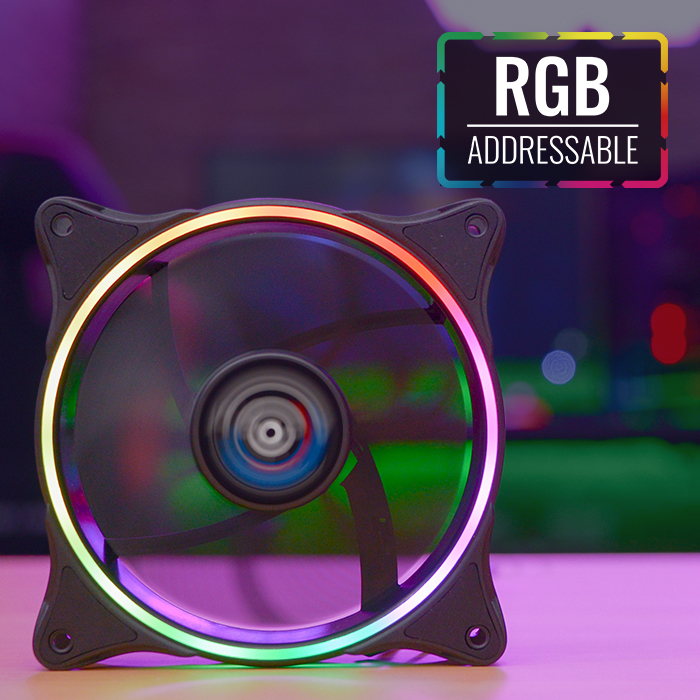 Ventilador Aerocool Eclipse 12 ARGB / 120mm / Plástico Negro - Image 3