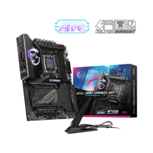 Tarjeta Madre MSI MPG Z890 Carbon WiFi / ATX / LGA1851 / VRM SPS 110A / DDR5 (9200+MT/s OC) / PCIe 5.0 / Intel® Core™ Ultra Series 2 Ready / M.2 Gen5 / Thunderbolt 4 / Wi-FI 7 / MPG Z890 CARBON WIFI