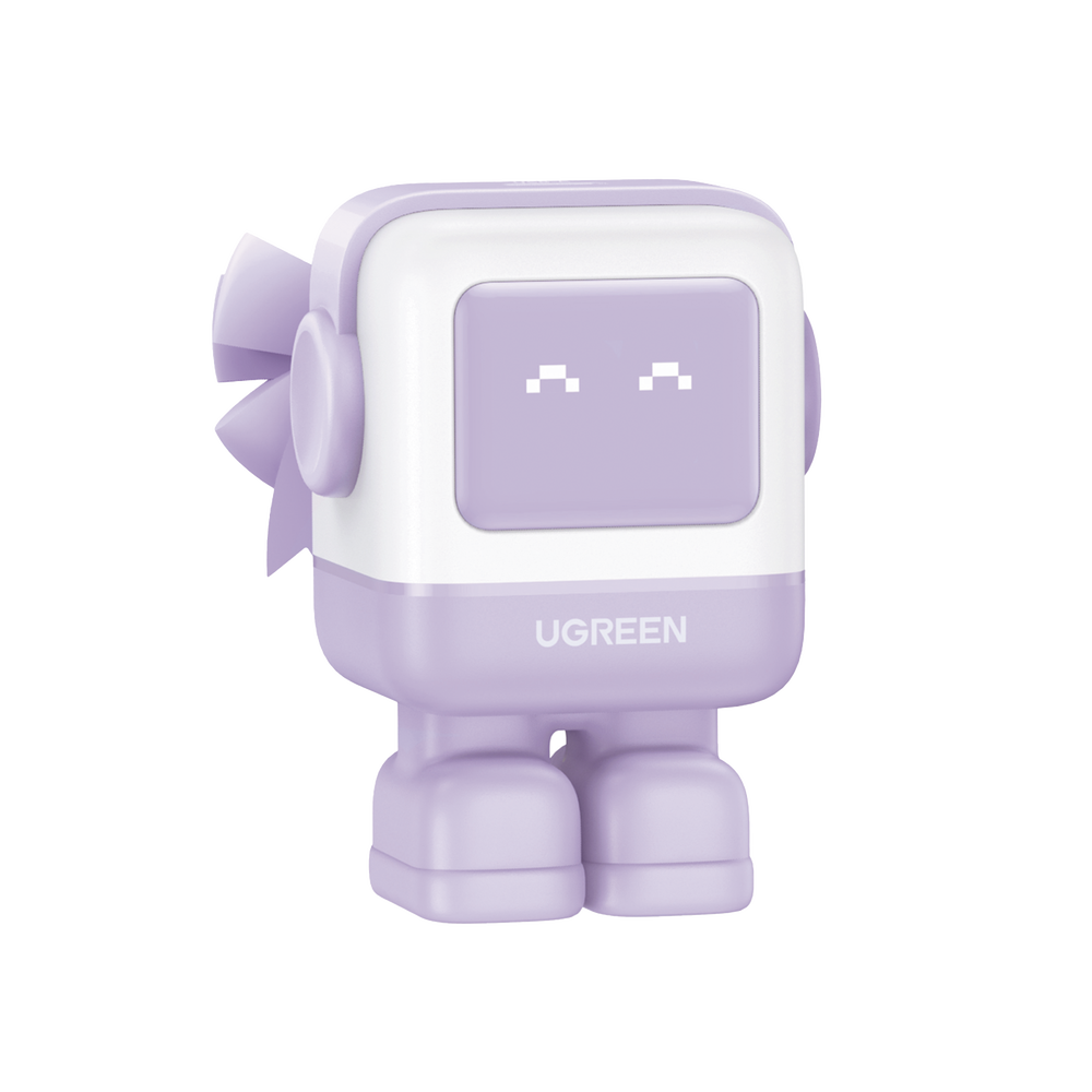 Cargador RobotGaN de 65W Serie Nexode | 3 Puertos de Carga Rápida | 2 USB-C | 1 USB-A | PD 3.0 | QC 4.0 | Carga Inteligente | Tecnología GaN II | Zapato Magnético Extraíble | Carcasa Ignifuga | Pantalla LED.