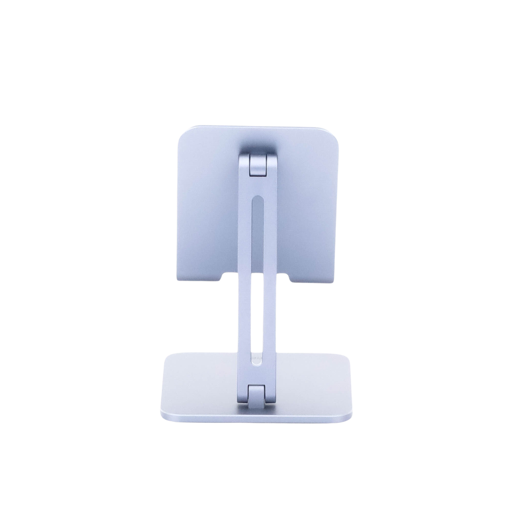 Soporte de Aluminio para IPad & Tablet | Plegable |Angulo Ajustable de 180° y 270° | Base Antideslizante | Protección de Silicona | Amplia Compatibilidad con dispositivos de 7.9'' a 12.9'' | Aluminio Solido | Color Gris - Image 2