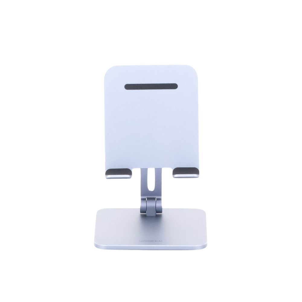 Soporte de Aluminio para IPad & Tablet | Plegable |Angulo Ajustable de 180° y 270° | Base Antideslizante | Protección de Silicona | Amplia Compatibilidad con dispositivos de 7.9'' a 12.9'' | Aluminio Solido | Color Gris - Image 4