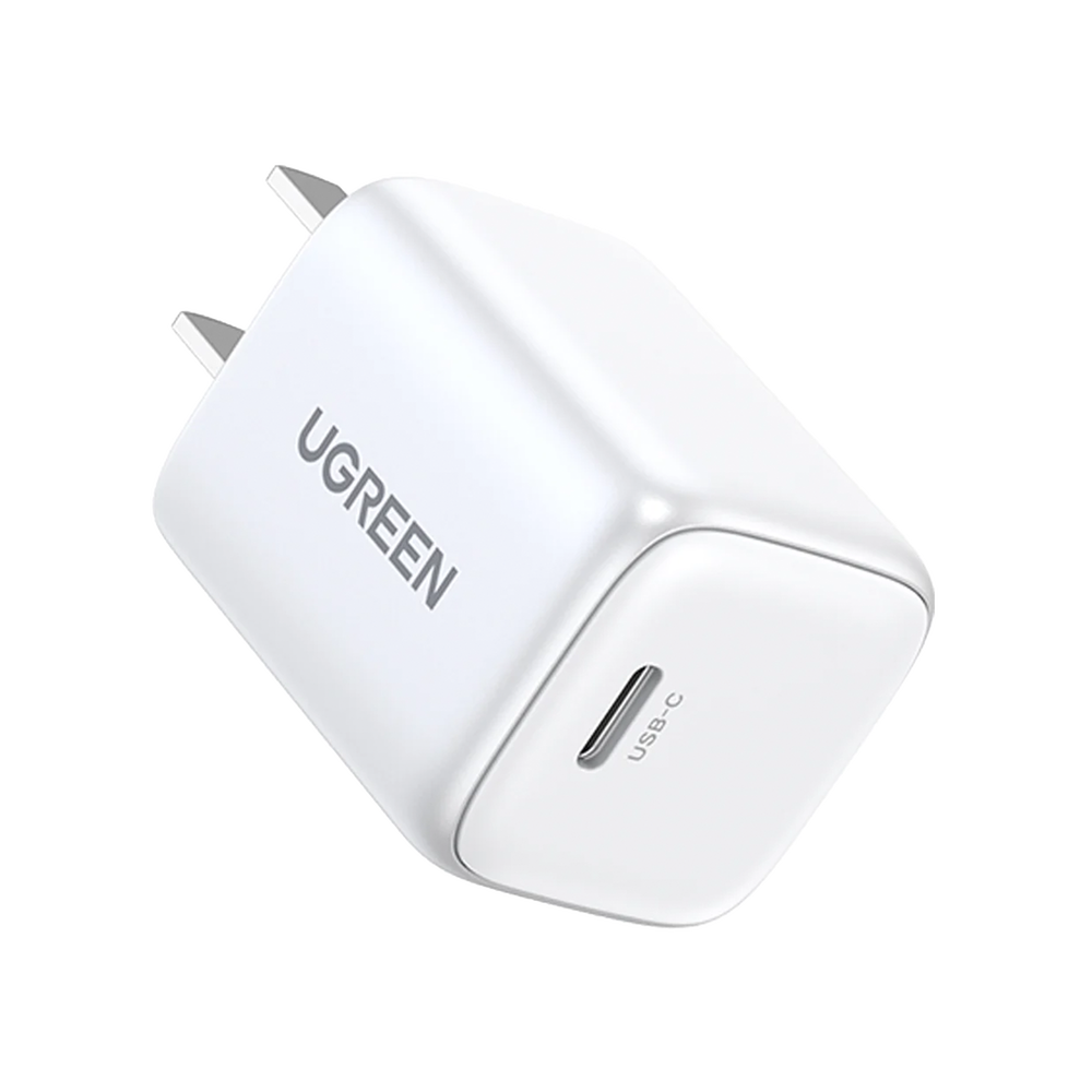 Cargador Mini de 30W serie Nexode | 1 USB-C de Carga Rápida | Tecnología GaN II | Power Delivery 3.0 | Quick Charge 4.0 | Carga Inteligente | Múltiple Protección | Mayor Eficiencia Energética | Color Blanco.