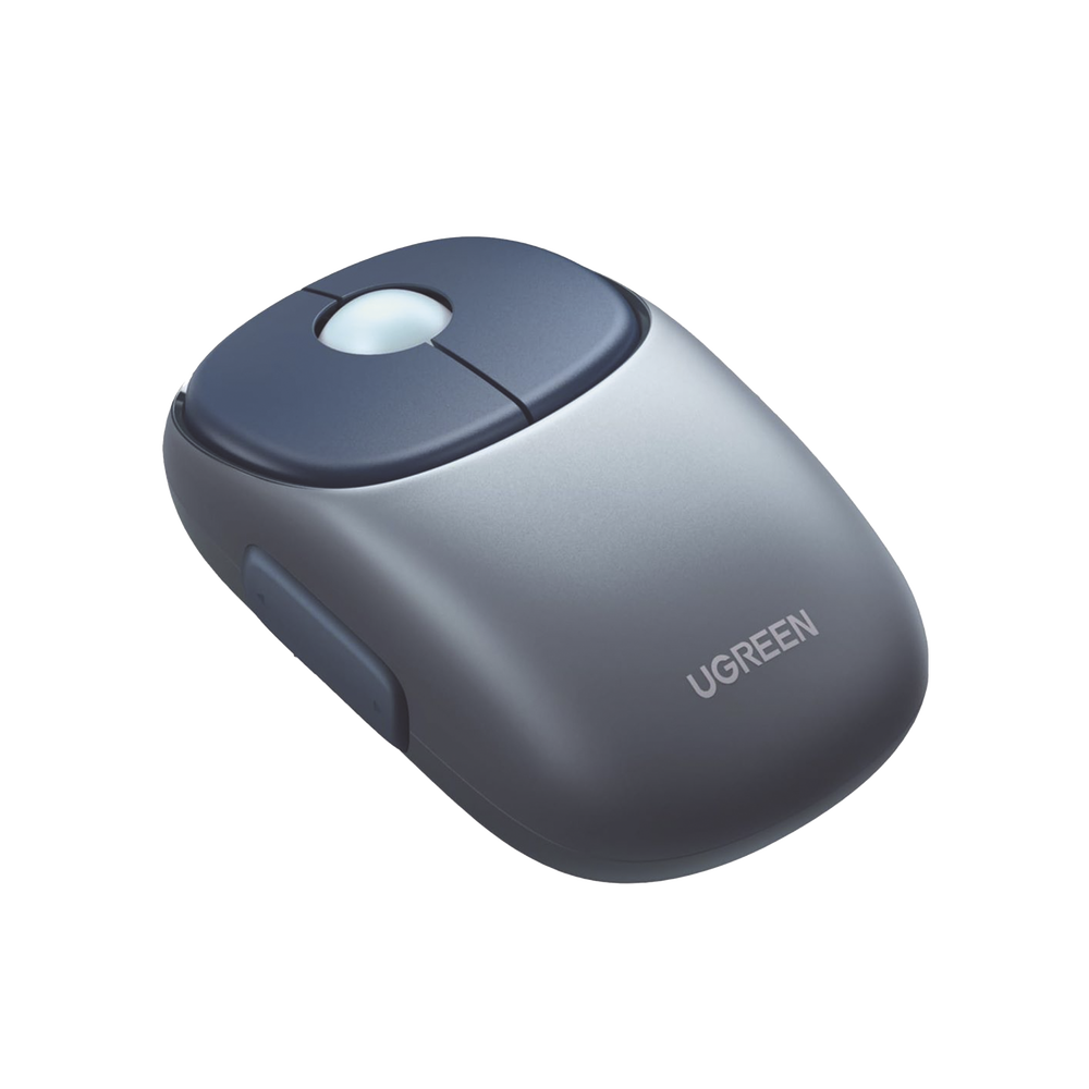 Mouse Inalámbrico FUN? / Recargable / 2.4G & Bluetooth / 4 Niveles de DPI / Silencioso / Ergonómico / 5 Botones / Compatible con Windows, macOS 10.5, Android iOS Linux y Chrome OS / Color Azul - Image 3