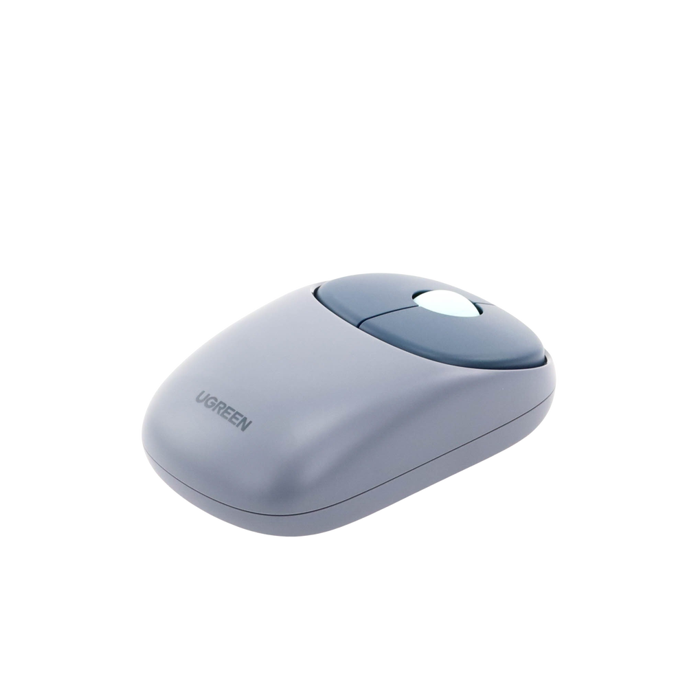 Mouse Inalámbrico FUN? / Recargable / 2.4G & Bluetooth / 4 Niveles de DPI / Silencioso / Ergonómico / 5 Botones / Compatible con Windows, macOS 10.5, Android iOS Linux y Chrome OS / Color Azul