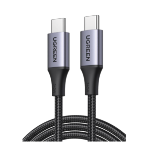 Cable USB-C a USB-C | 2 Metros | Potencia de Carga 240W | 48V/5A | PD3.1 /3.0 | 480 Mbps | Chip E-Market | Carcasa de Aluminio | Nylon Trenzado.
