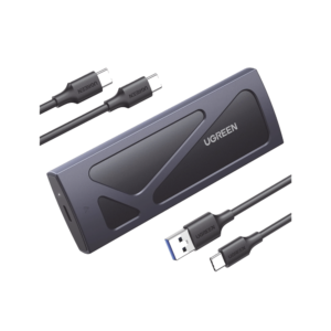 Carcasa Disco Duro NVME M.2 (Enclosure) | Hasta 2TB | USB3.2 a 10 Gbps | Soporta M Key y B+M Key | Compatible con SSD M.2 NVME 2230/2242/2260/2280 | UASP | S.M.A.R.T. | TRIM | ESD Incorporado | Color Negro | Caja de Aluminio.
