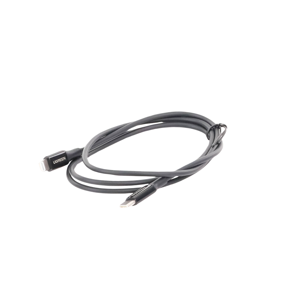 Cable USB-C a Lightning | 1 Metro | Certificado MFi | Carga Rápida 60W | 480 Mbps | PD | Conector C94 | Adecuado para iPhone, iPad y iPod | Protección Integrada | Caja de ABS | Cubierta de TPE | Color Negro. - Image 3