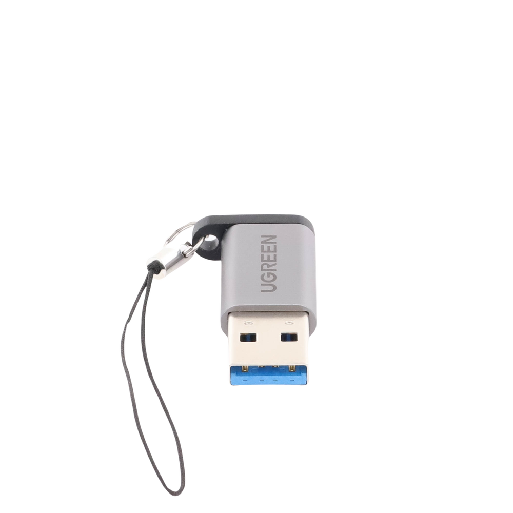 Adaptador USB 3.0 Macho a USB-C 3.1 Tipo C Hembra |Carga y Sincronización de Datos | Admite Corriente de 3A | Transferencia de hasta 5 Gbps | Amplia Compatibilidad | Chip VL160 | Caja de Aluminio | Color Gris - Image 3