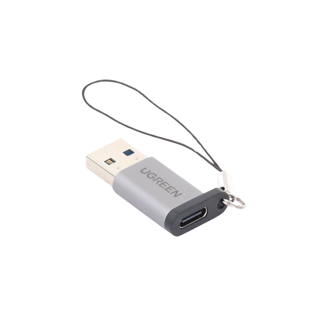 Adaptador USB 3.0 Macho a USB-C 3.1 Tipo C Hembra |Carga y Sincronización de Datos | Admite Corriente de 3A | Transferencia de hasta 5 Gbps | Amplia Compatibilidad | Chip VL160 | Caja de Aluminio | Color Gris - Image 2