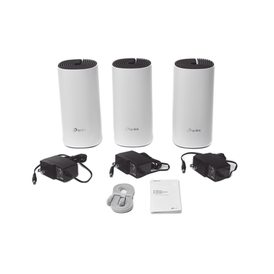 KIT 3 Routers Inalámbricos MESH Interior para Hogar / Doble Banda Wi-Fi 5 AC1200 Mbps / 2 Puerto Gigabit WAN/LAN / 2 Antenas Internas / Administración Mediante la App Deco (iOS, Android) - Image 9