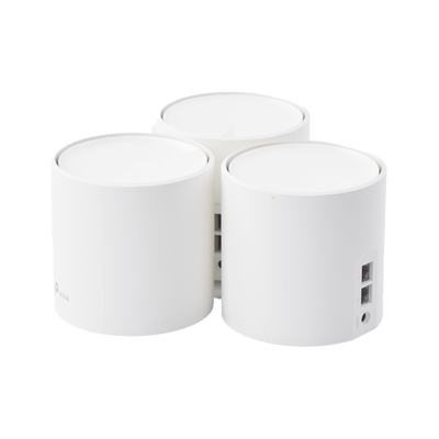 Kit 3 Routers Inalámbricos MESH Interior para Hogar / Doble Banda Wi-Fi 6 AX1800 Mbps / 2 Puerto Gigabit WAN/LAN / 2 Antenas Internas / Administración Mediante la App Deco (iOS, Android) / Protección HomeShield - Image 2