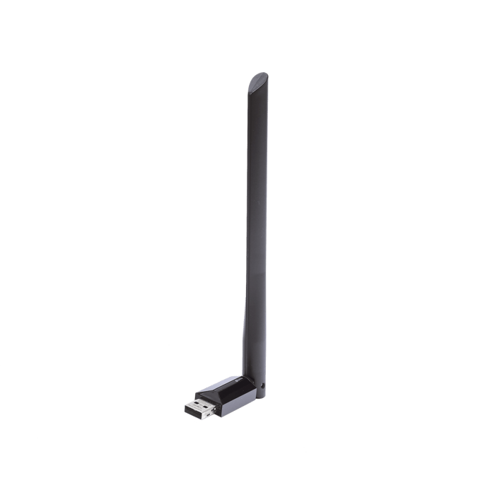 Adaptador USB inalámbrico doble banda AC 600 Mbps, antena de alta ganancia.