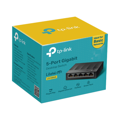 Switch para escritorio 5 puertos 10/100/1000Mbps - Image 2
