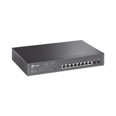 Switch PoE JetStream SDN Administrable 8 puertos 10/100/1000 Mbps + 2 puertos SFP, 8 puertos PoE, 150W, administración centralizada OMADA SDN - Image 2