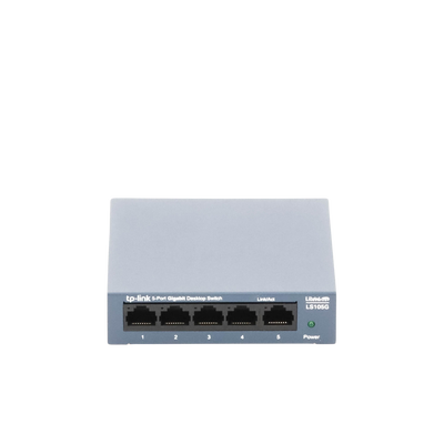 Switch de escritorio Gigabit de 5 puertos 10/100/1000Mbps, carcasa metálica - Image 3