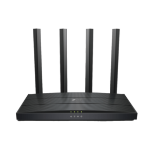 Router WiFi 6 AX 1500Mbps / MU-MIMO 2X2 y OFDMA / 1 Puerto WAN 10/100/1000 Mbps / 3 Puertos LAN 10/100/1000 Mbps / 4 Antenas / Conexión Inalámbrica OneMesh