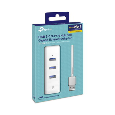 Adaptador de red Ethernet USB 3.0 a RJ45 10/100/1000Mbps - Image 2