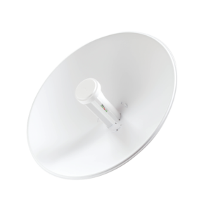 PowerBeam airMAX M5, larga distancia, frecuencia 5 GHz (5170-5875 MHz) con antena tipo plato de 25 dBi