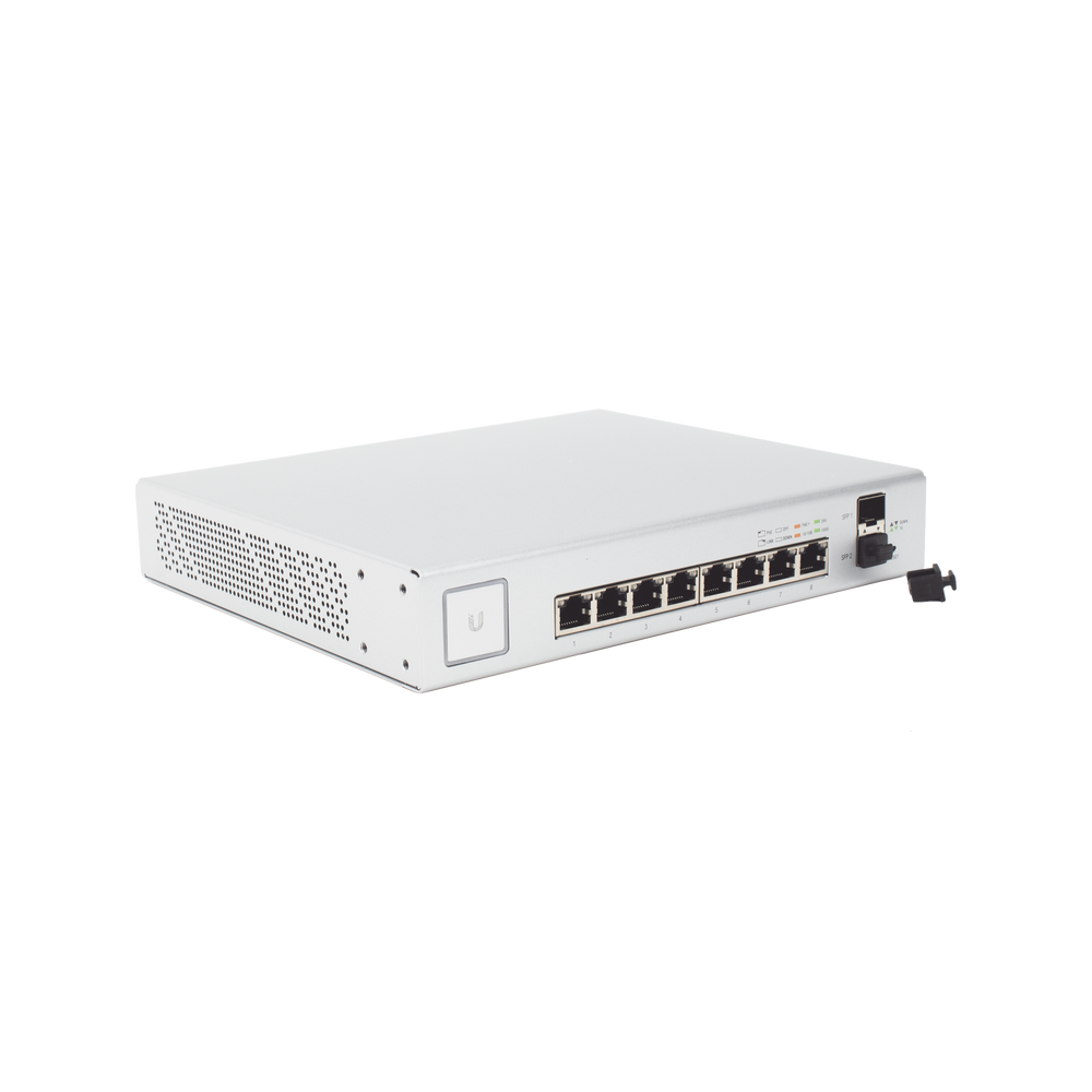 Switch UniFi Administrable de 8 Puertos Gigabit PoE+ 802.3at/af y PoE Pasivo 24V. - Image 4