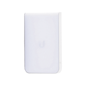 Access Point UniFI doble banda cobertura 180º, MI-MO 2x2 diseño placa de pared con dos puertos adicionales, hasta 100 usuarios Wi-Fi