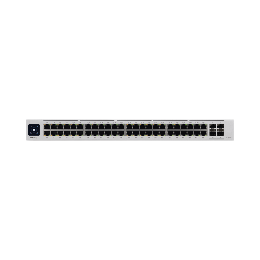 UniFi Switch USW-Pro-48-POE Gen2, Capa 3 de 48 puertos PoE 802.3at/bt + 4 puertos 1/10G SFP+, 600W, pantalla informativa - Image 4
