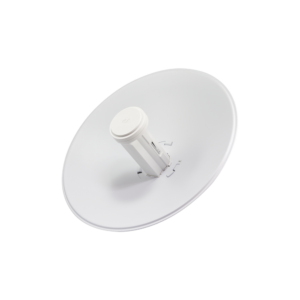 PowerBeam airMAX M5, hasta 150 Mbps, frecuencia 5 GHz (5170-5875 MHz) con antena tipo plato de 22 dBi