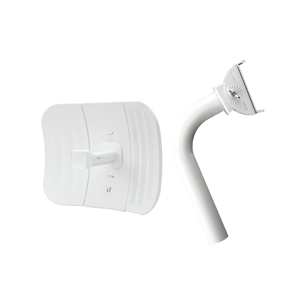LiteBeam airMAX M5 CPE hasta 100 Mbps, 5 GHz (5150 - 5875 MHz) con antena integrada de 23 dBi, incluye montaje universal UMOUNT